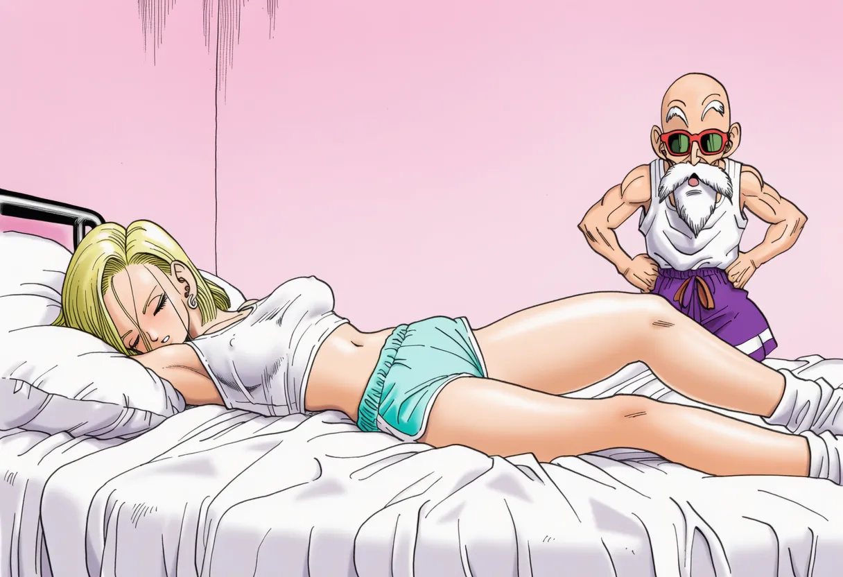 Sira - Android 18 X Roshi - Manga Style - Image 9