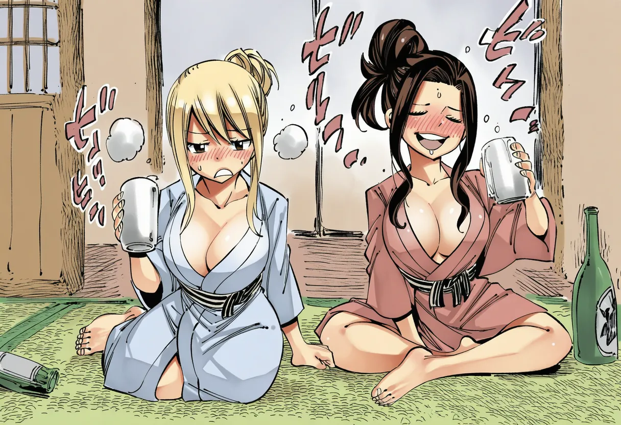 Sira - Lucy X Makarov - Manga style - Image 2