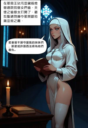 Sister Angelica makes a pact with the devil art by...