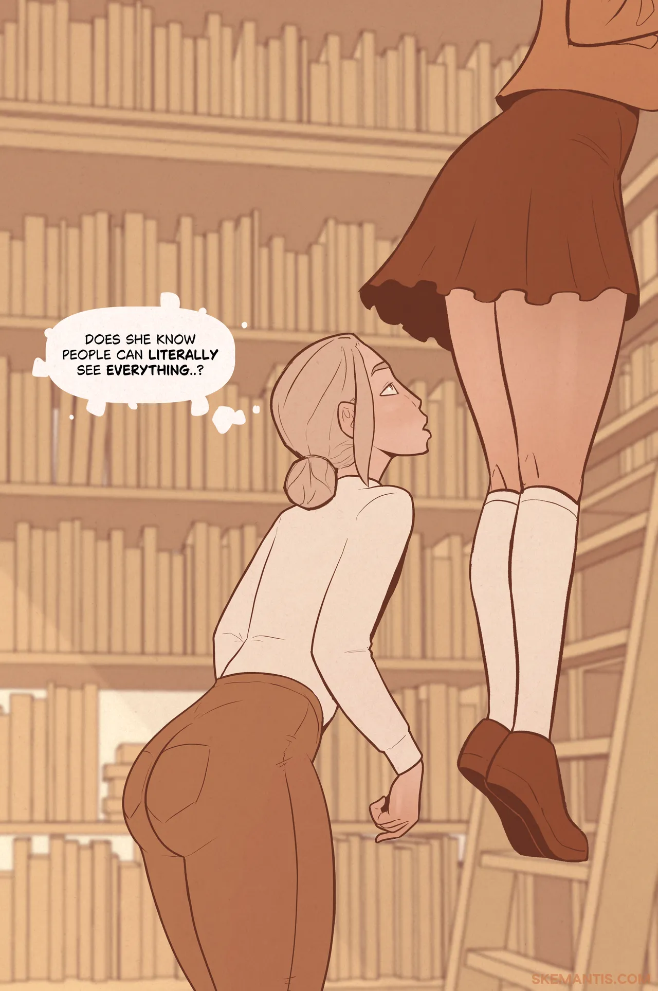 Skemantis Tyler at the library - Image 24