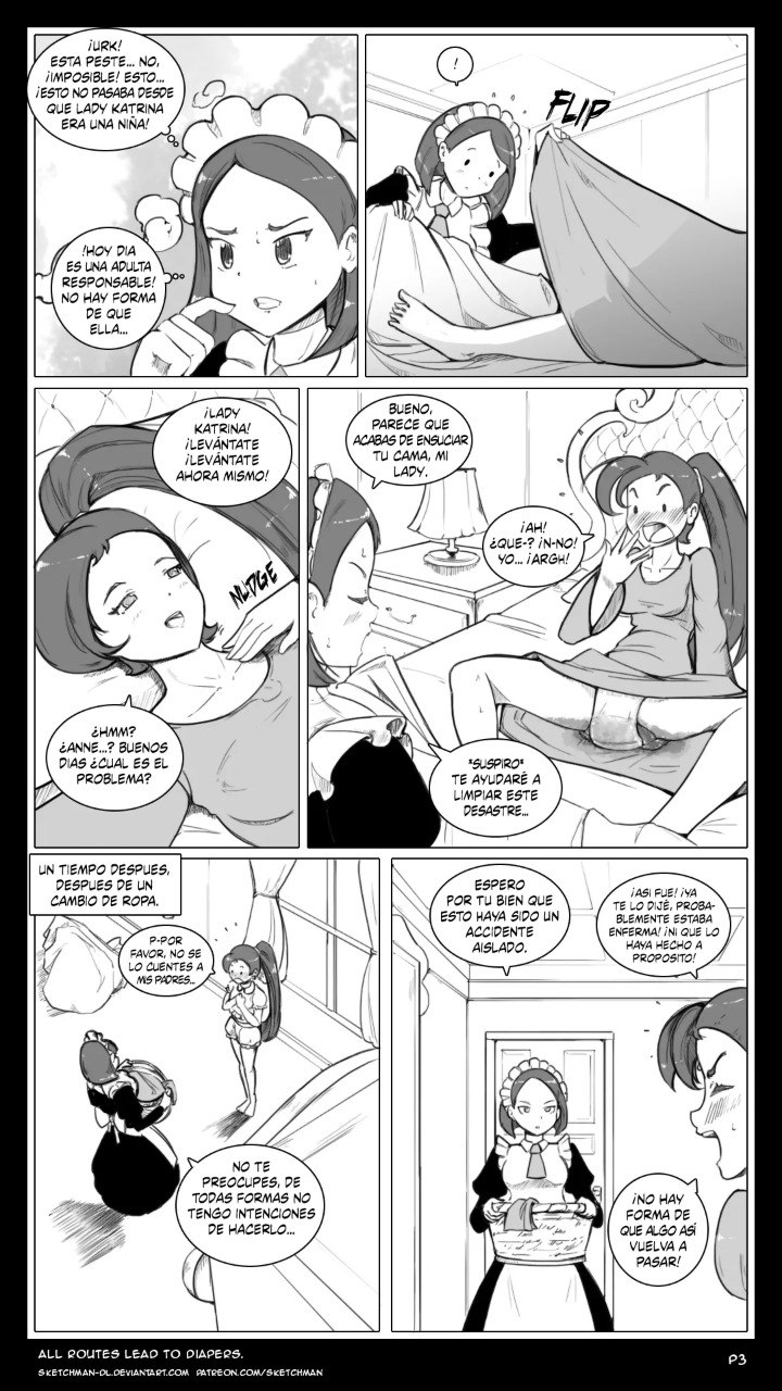 SketchMan-DL Todas las rutas llevan a los pañales SPANISH PUBLICANDO TRANSLATED - Image 4