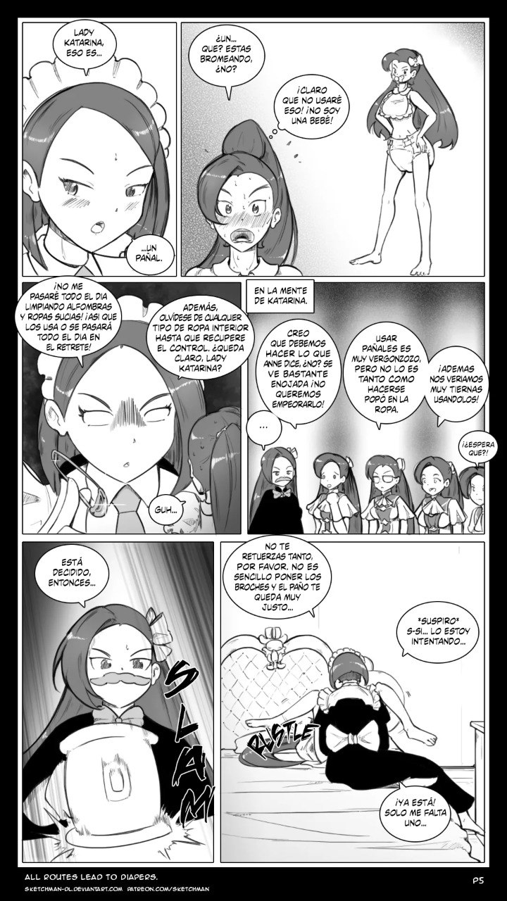 SketchMan-DL Todas las rutas llevan a los pañales SPANISH PUBLICANDO TRANSLATED - Image 6