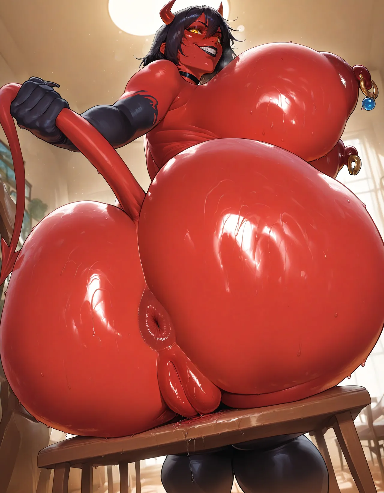 SlutCentralAI Futanari Demon girl OC - Image 116