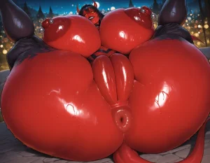 SlutCentralAI Futanari Demon girl OC - Page 139