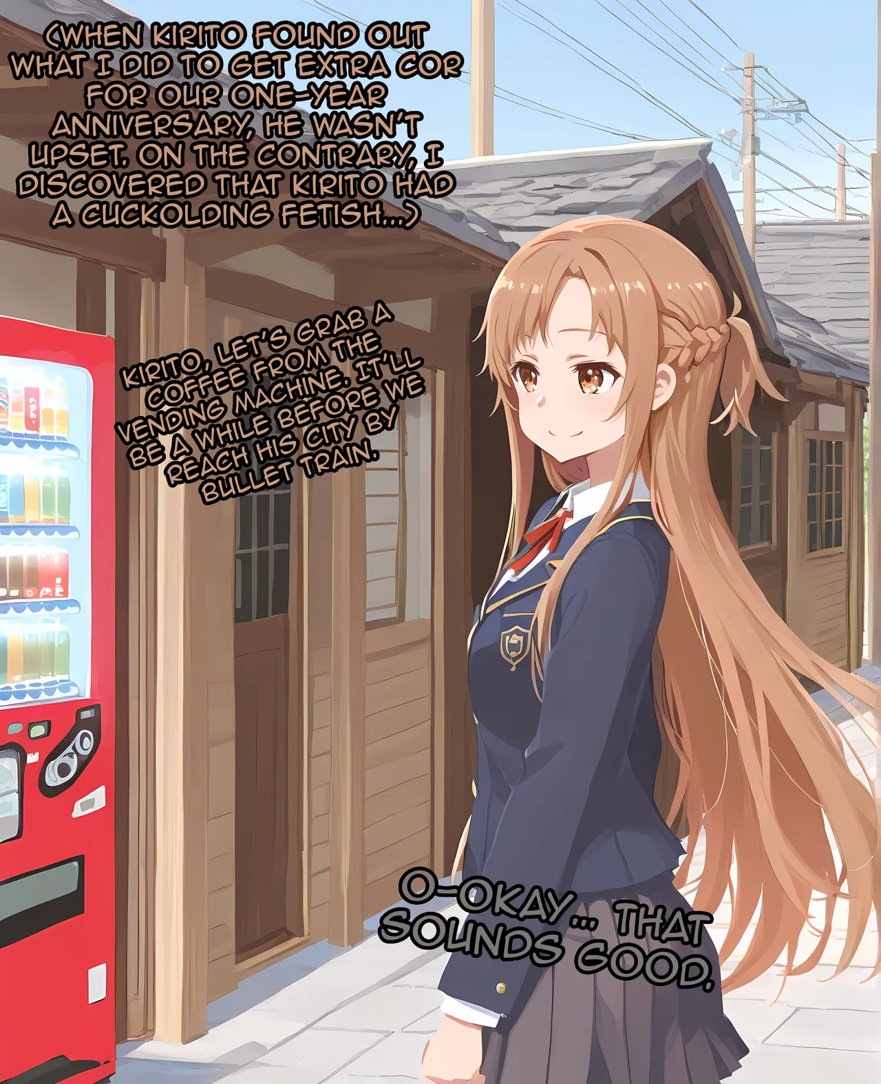 SnowBunnyWaifus Asuna has her first Offline meeting with her Bull. Patreon - Image 2