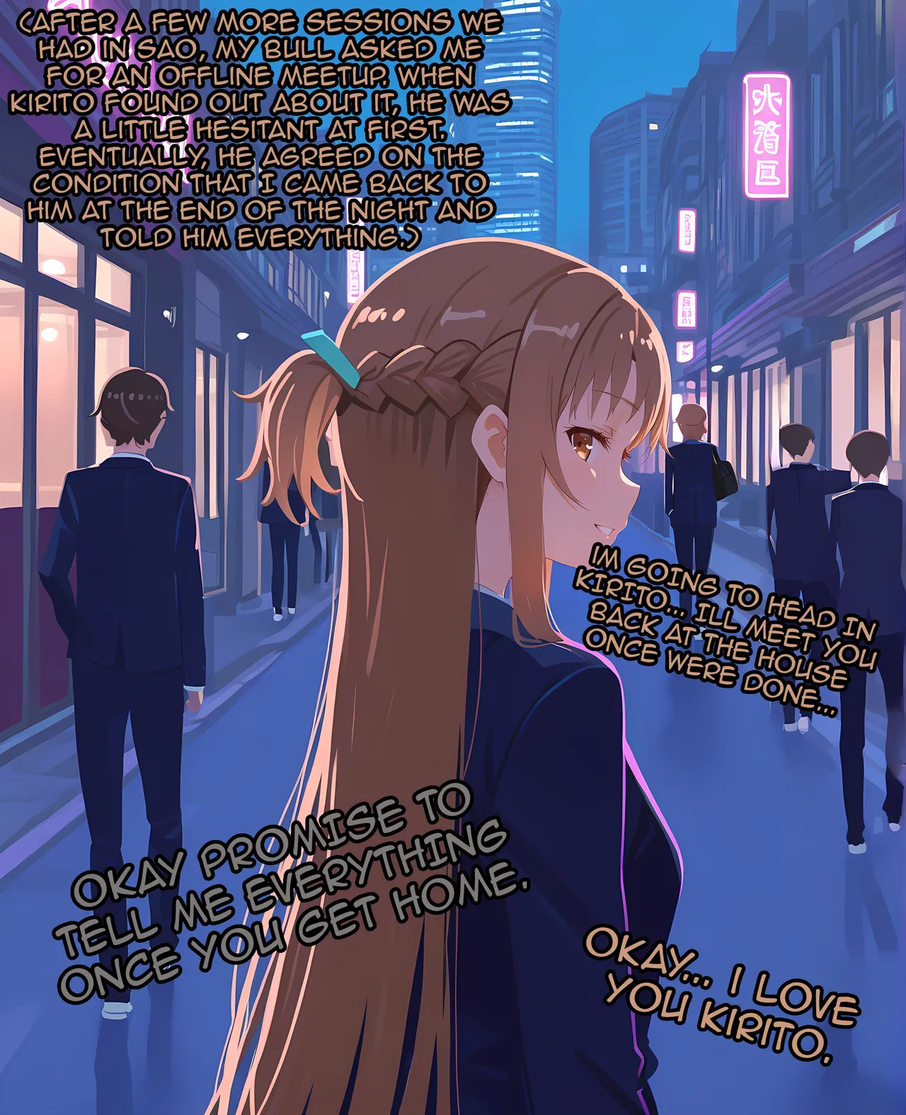 SnowBunnyWaifus Asuna has her first Offline meeting with her Bull. Patreon - Image 3