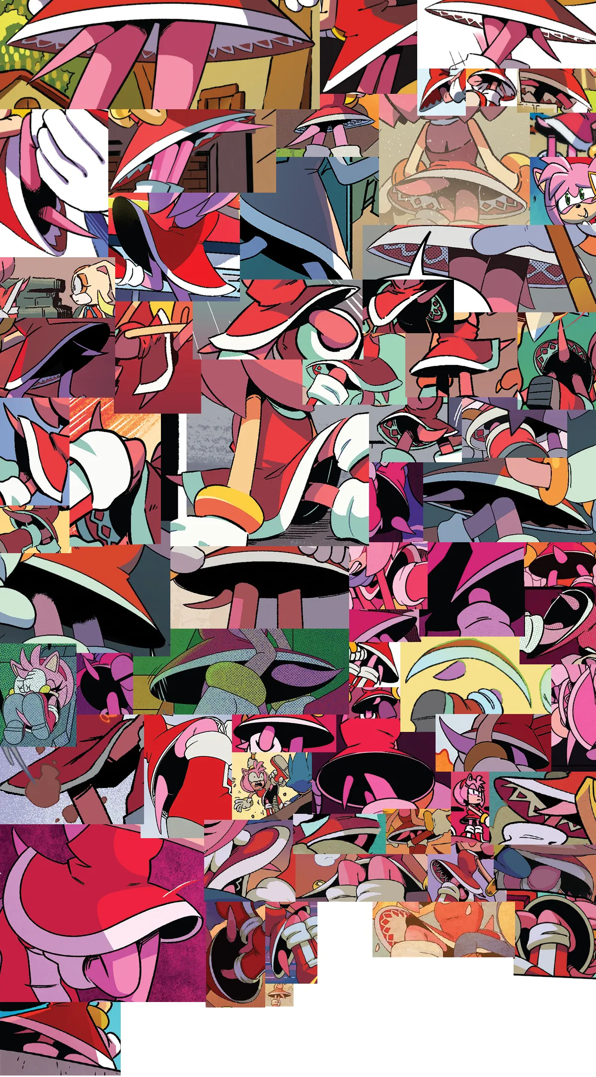 Sonic the Hedgehog IDW Archie Amy Rose Uncensored Panels - Image 1