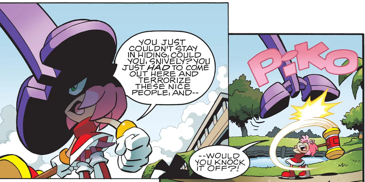 Sonic the Hedgehog IDW Archie Amy Rose Uncensored Panels - Image 14