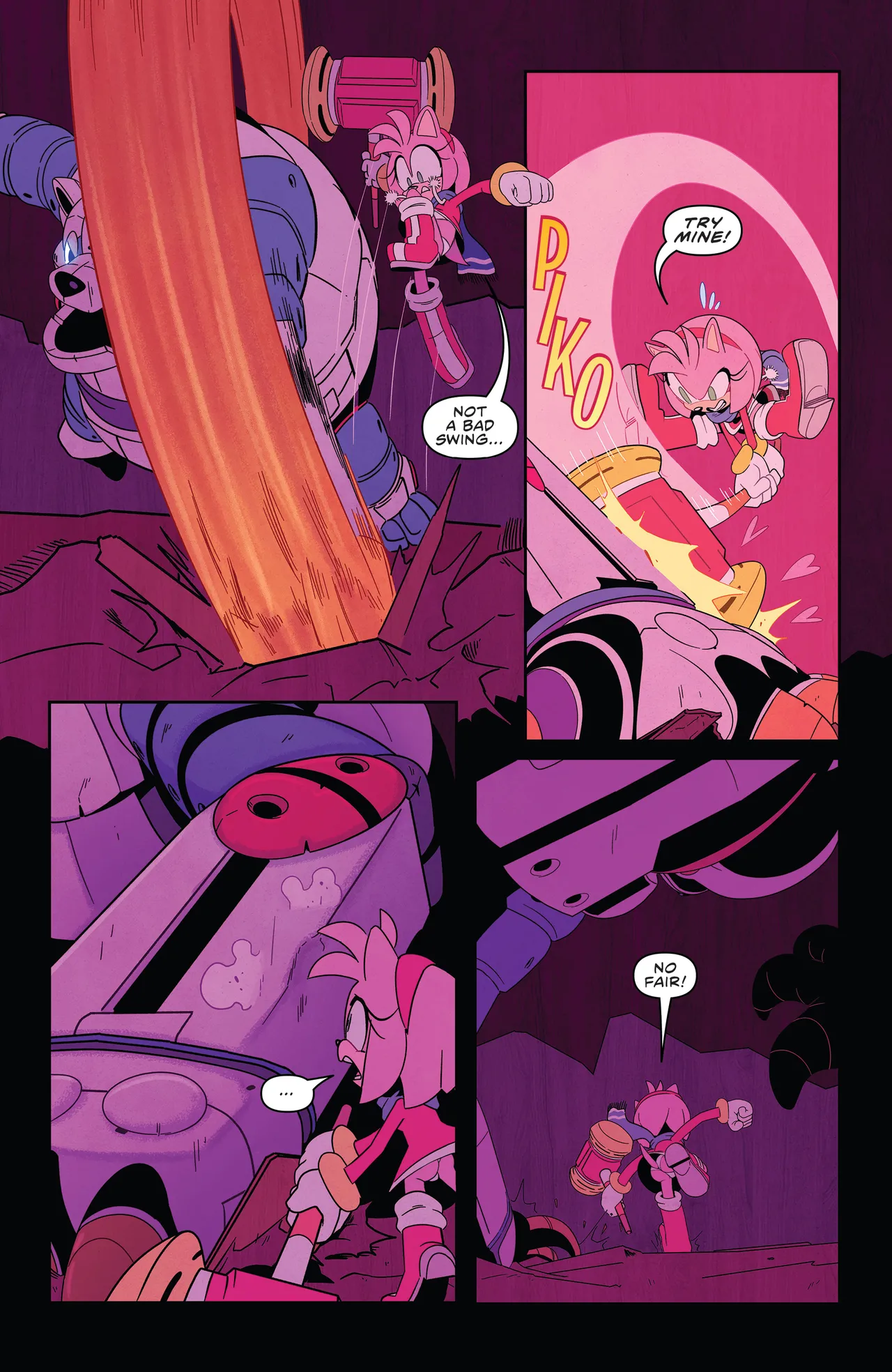 Sonic the Hedgehog IDW Archie Amy Rose Uncensored Panels - Image 18