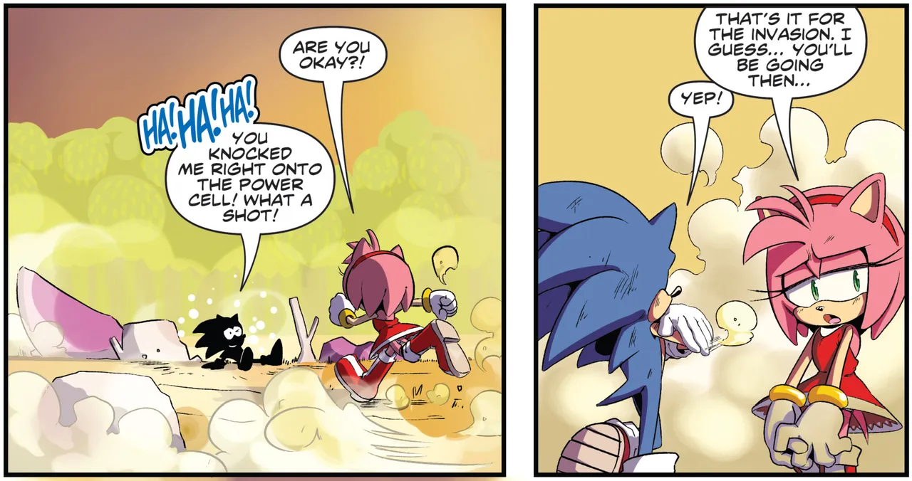 Sonic the Hedgehog IDW Archie Amy Rose Uncensored Panels - Image 22