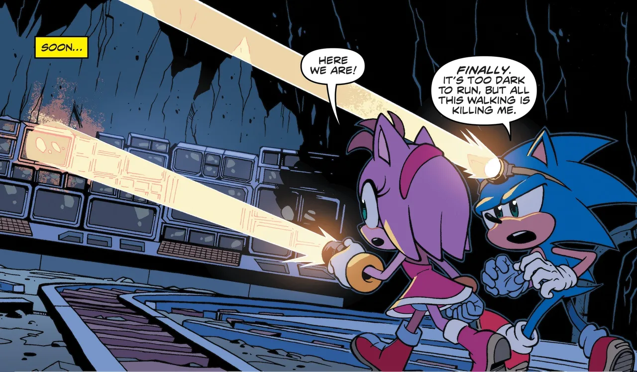 Sonic the Hedgehog IDW Archie Amy Rose Uncensored Panels - Image 3