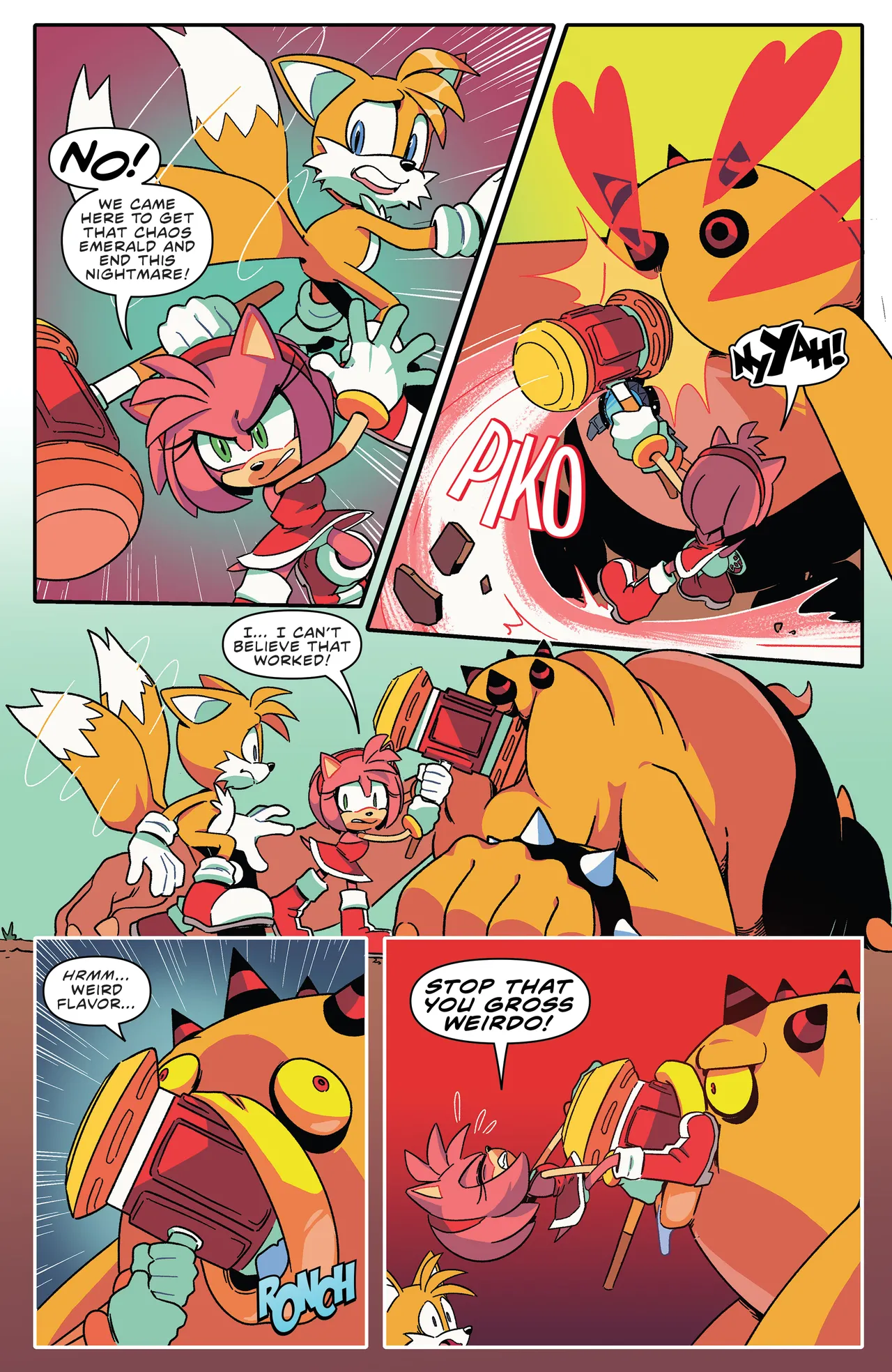 Sonic the Hedgehog IDW Archie Amy Rose Uncensored Panels - Image 38