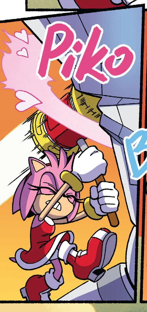 Sonic the Hedgehog IDW Archie Amy Rose Uncensored Panels - Image 4