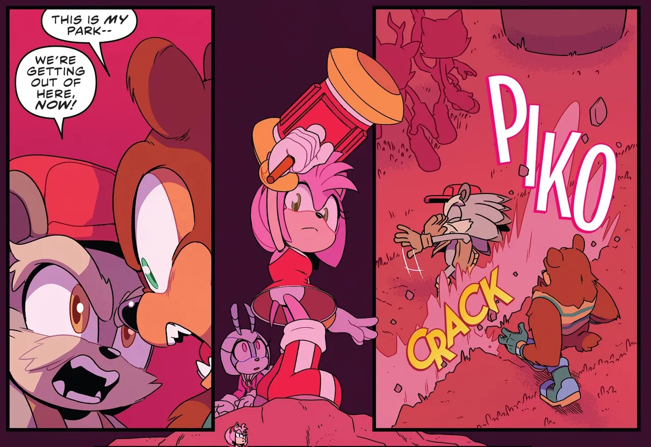 Sonic the Hedgehog IDW Archie Amy Rose Uncensored Panels - Image 46