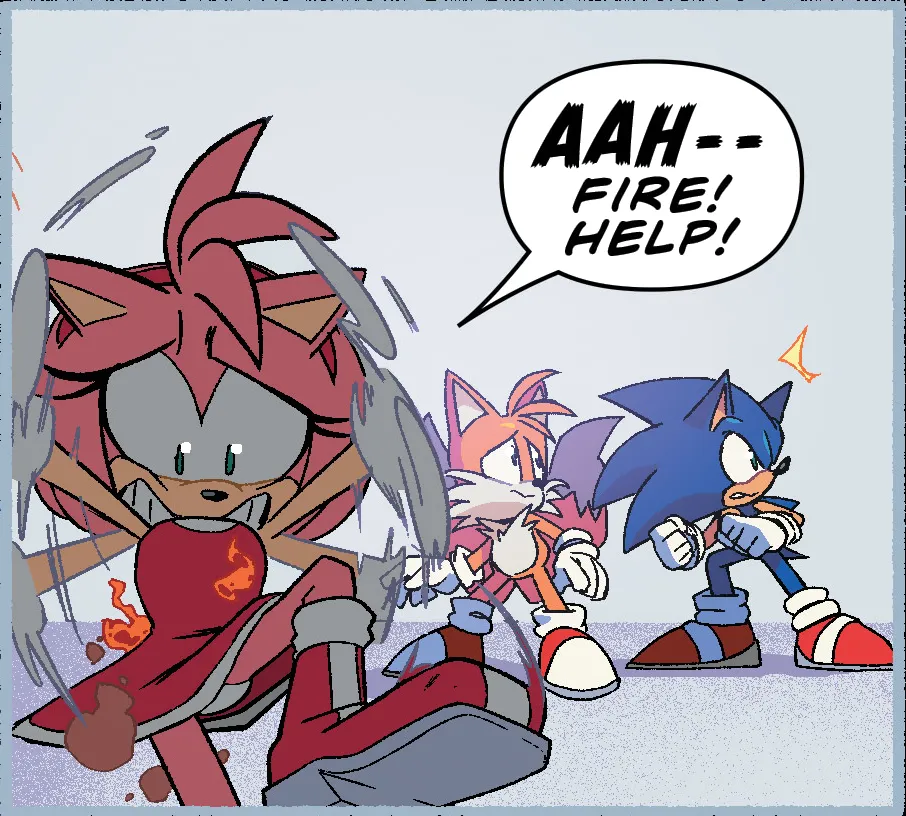 Sonic the Hedgehog IDW Archie Amy Rose Uncensored Panels - Image 47