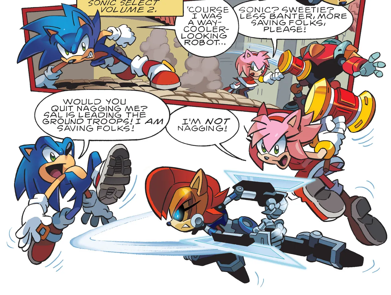 Sonic the Hedgehog IDW Archie Amy Rose Uncensored Panels - Image 5
