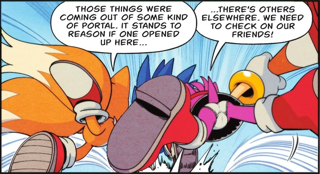 Sonic the Hedgehog IDW Archie Amy Rose Uncensored Panels - Image 7