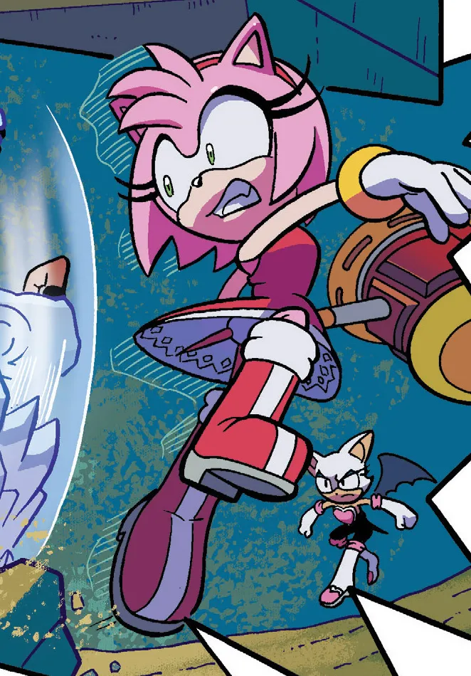 Sonic the Hedgehog IDW Archie Amy Rose Uncensored Panels - Image 9