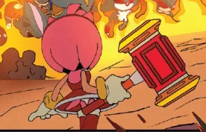 Sonic the Hedgehog IDW Archie Amy Rose Uncensored Panels - Page 2