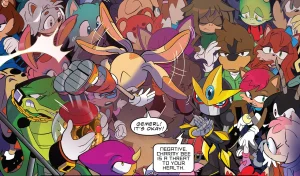 Sonic the Hedgehog IDW Archie Amy Rose Uncensored Panels - Page 20