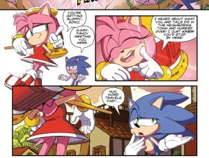 Sonic the Hedgehog IDW Archie Amy Rose Uncensored Panels - Page 24