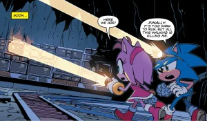 Sonic the Hedgehog IDW Archie Amy Rose Uncensored Panels - Page 3