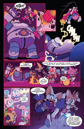 Sonic the Hedgehog IDW Archie Amy Rose Uncensored Panels - Page 30