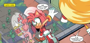 Sonic the Hedgehog IDW Archie Amy Rose Uncensored Panels - Page 34