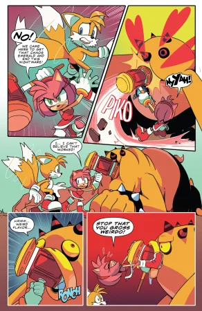 Sonic the Hedgehog IDW Archie Amy Rose Uncensored Panels - Page 38