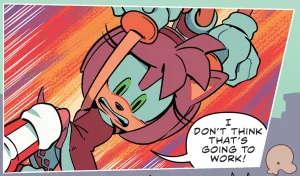 Sonic the Hedgehog IDW Archie Amy Rose Uncensored Panels - Page 40