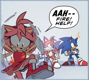 Sonic the Hedgehog IDW Archie Amy Rose Uncensored Panels - Page 47