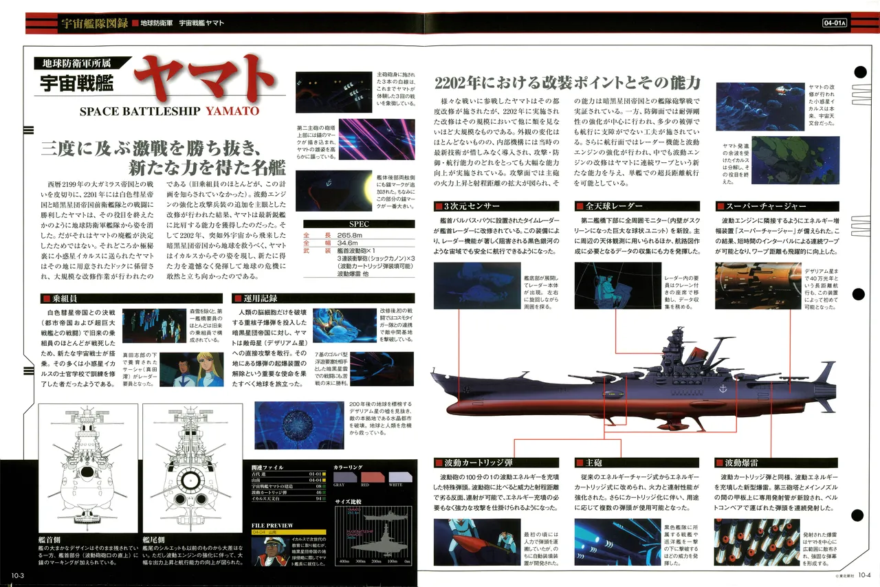 Space Battleship Yamato Official Fact File No. 10 2010-4-27 Incomplete - Image 4