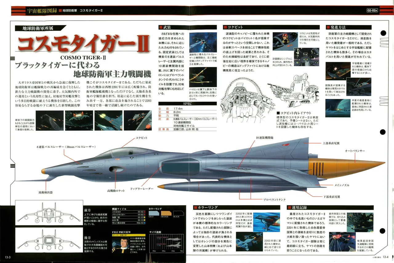 Space Battleship Yamato Official Fact File No. 13 2010-5-18 Incomplete - Image 3