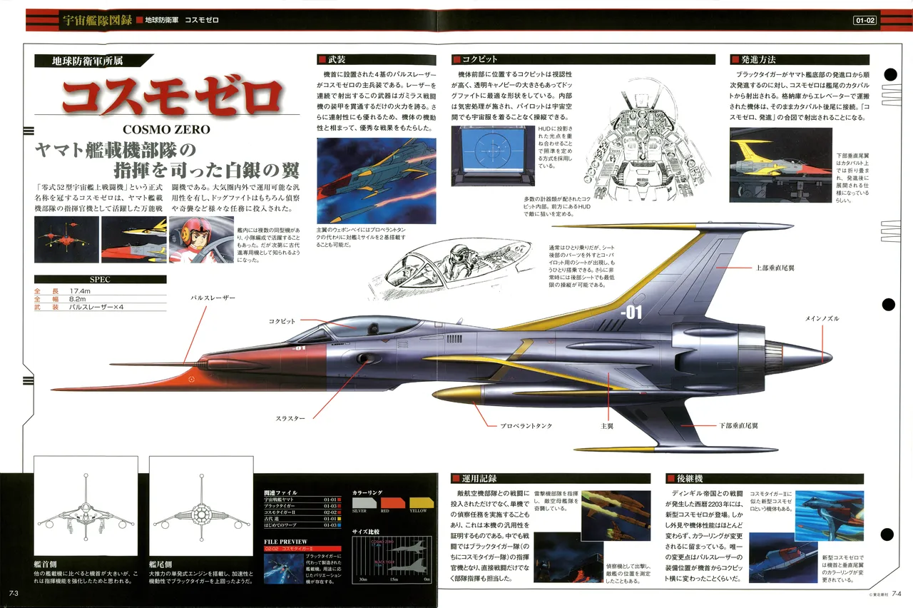 Space Battleship Yamato Official Fact File No. 7 2010-4-6 Incomplete - Image 3