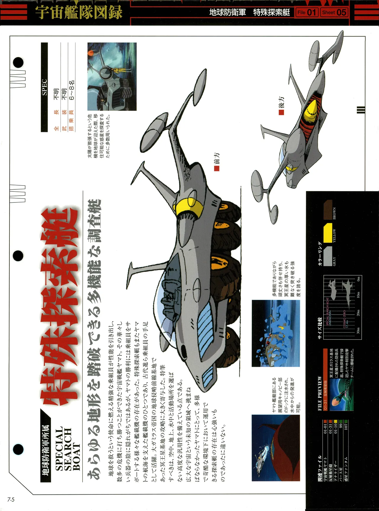 Space Battleship Yamato Official Fact File No. 7 2010-4-6 Incomplete - Image 4