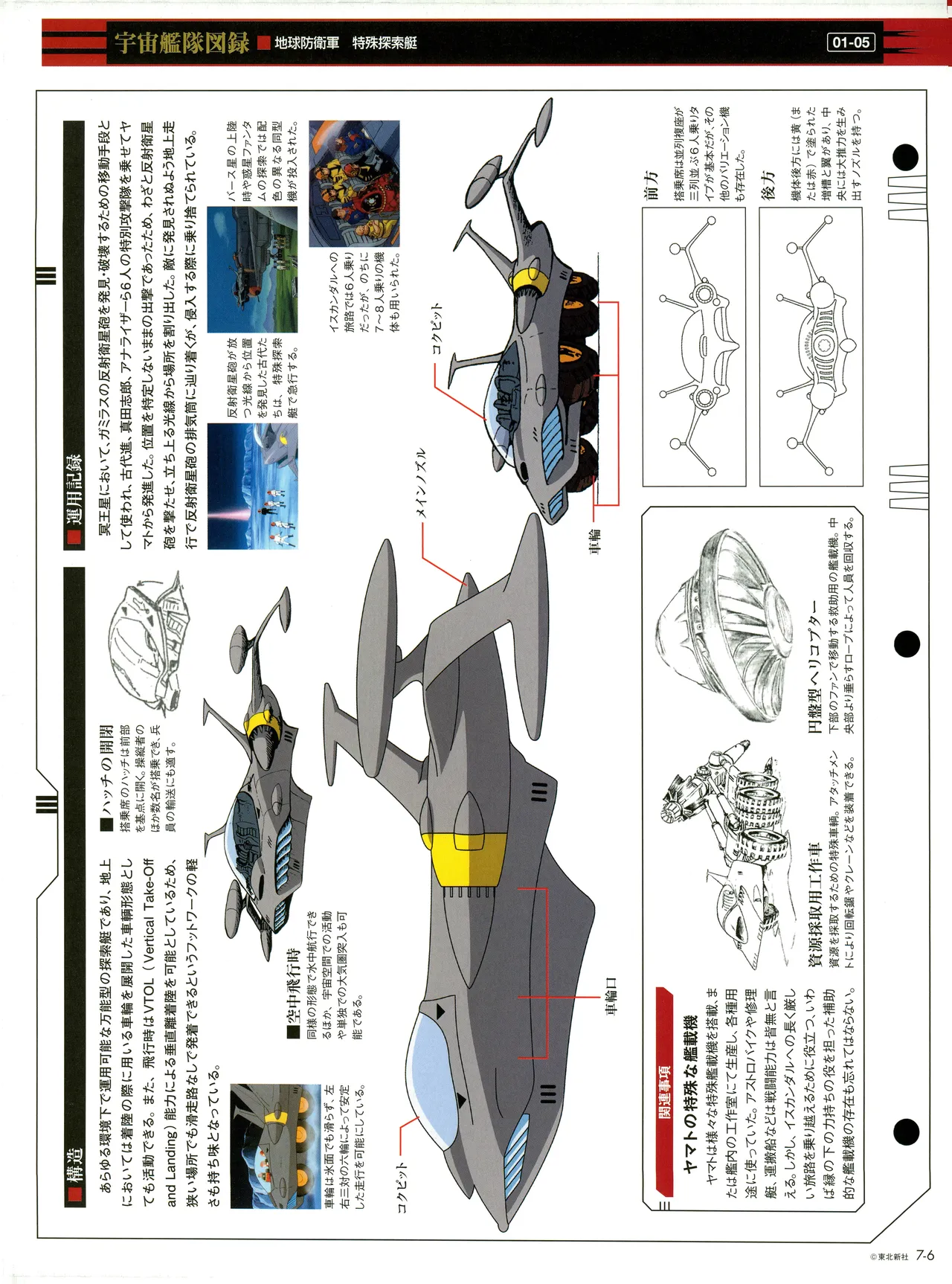 Space Battleship Yamato Official Fact File No. 7 2010-4-6 Incomplete - Image 5