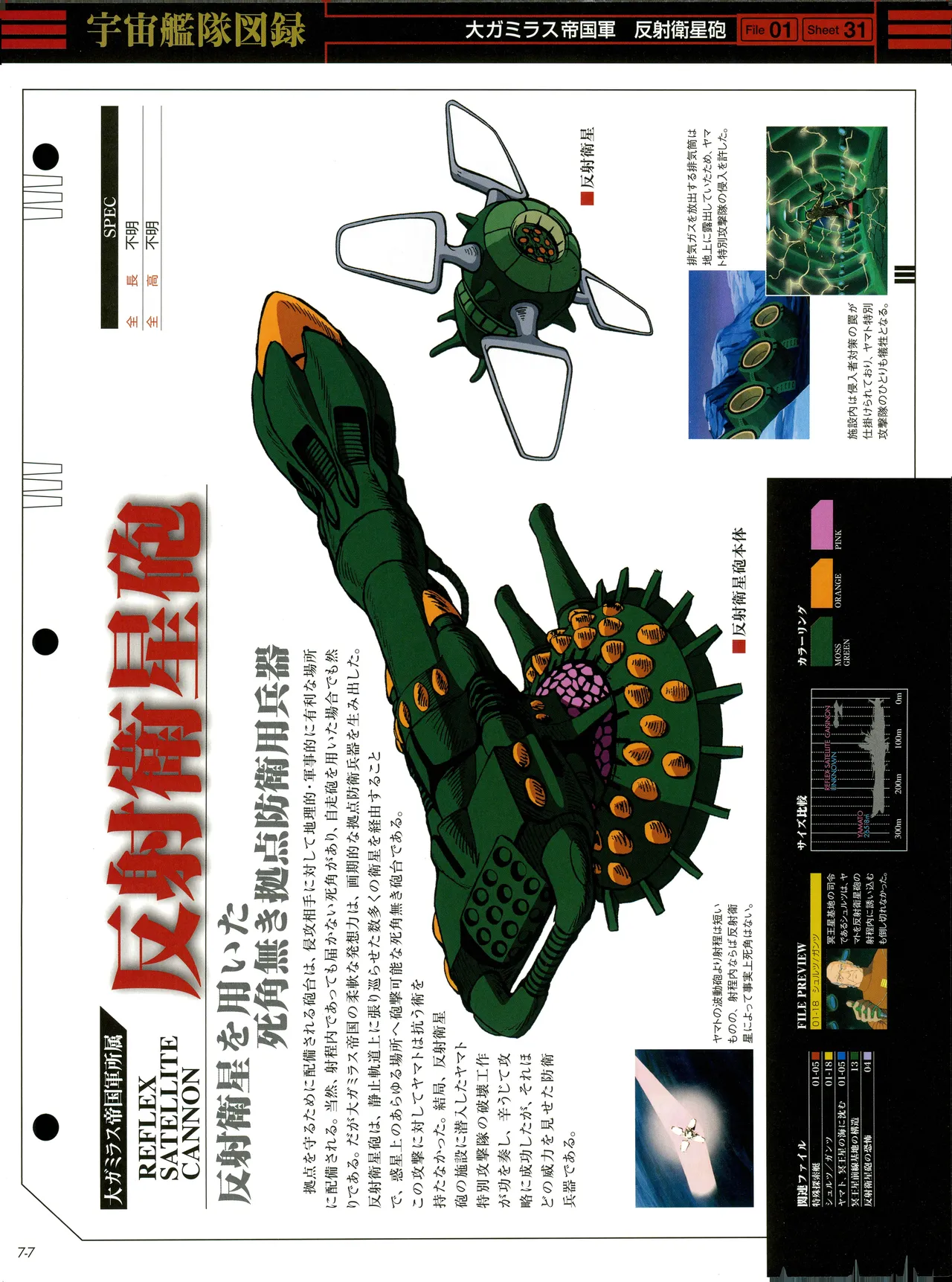 Space Battleship Yamato Official Fact File No. 7 2010-4-6 Incomplete - Image 6