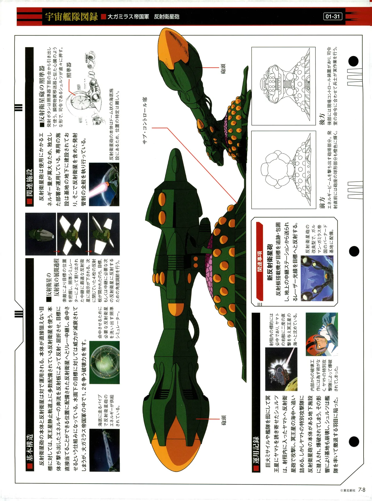 Space Battleship Yamato Official Fact File No. 7 2010-4-6 Incomplete - Image 7