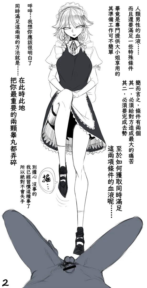 Spacezin Gyakuryona Sakuya-san no Shojijō 逆凌辱 咲夜小姐的難言之隱 Chinese 不知何人漢化 - Image 3