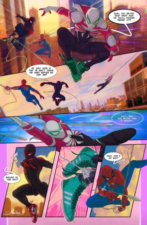 Spiderman Gay comic Peter X Miles X R63Gwen - Page 2