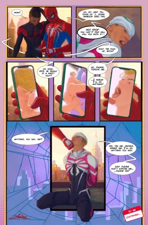 Spiderman Gay comic Peter X Miles X R63Gwen - Page 4