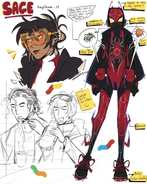 Spidersonas and other art - Page 138