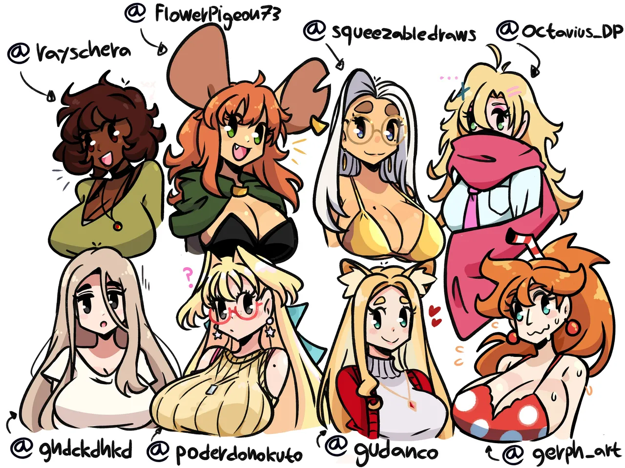 Squeezable x KlimSpree June x Latte ft. Mocha Taffy, Violet Bossy Lady OC - Image 545