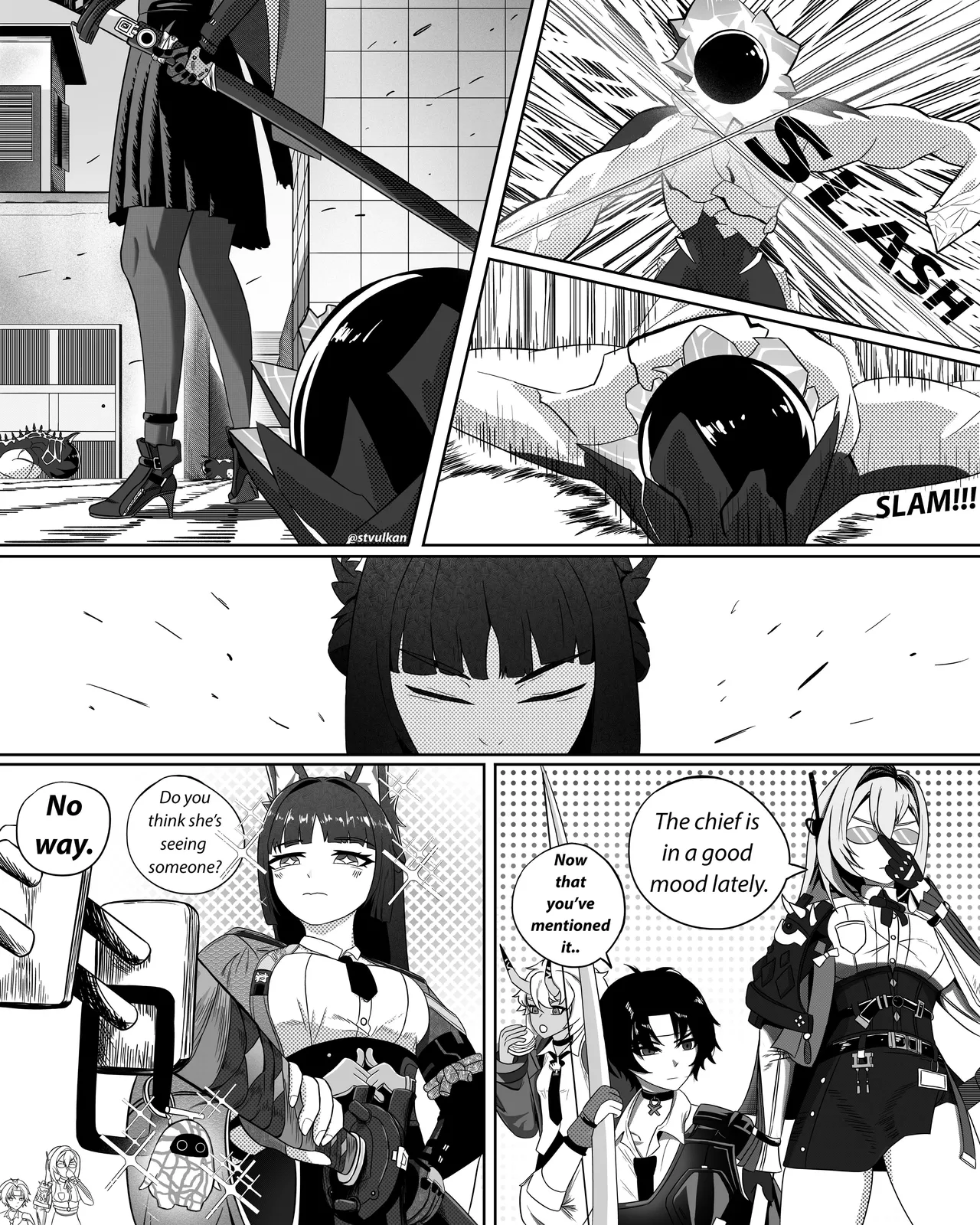 StVulkan Wise X Miyabi comics Zenless Zone Zero - Image 4