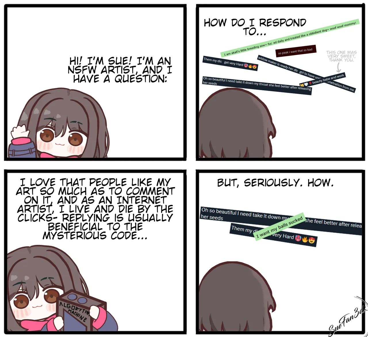 Suefan3DX - Struggles of a NSFW artist Ongoing - Image 1