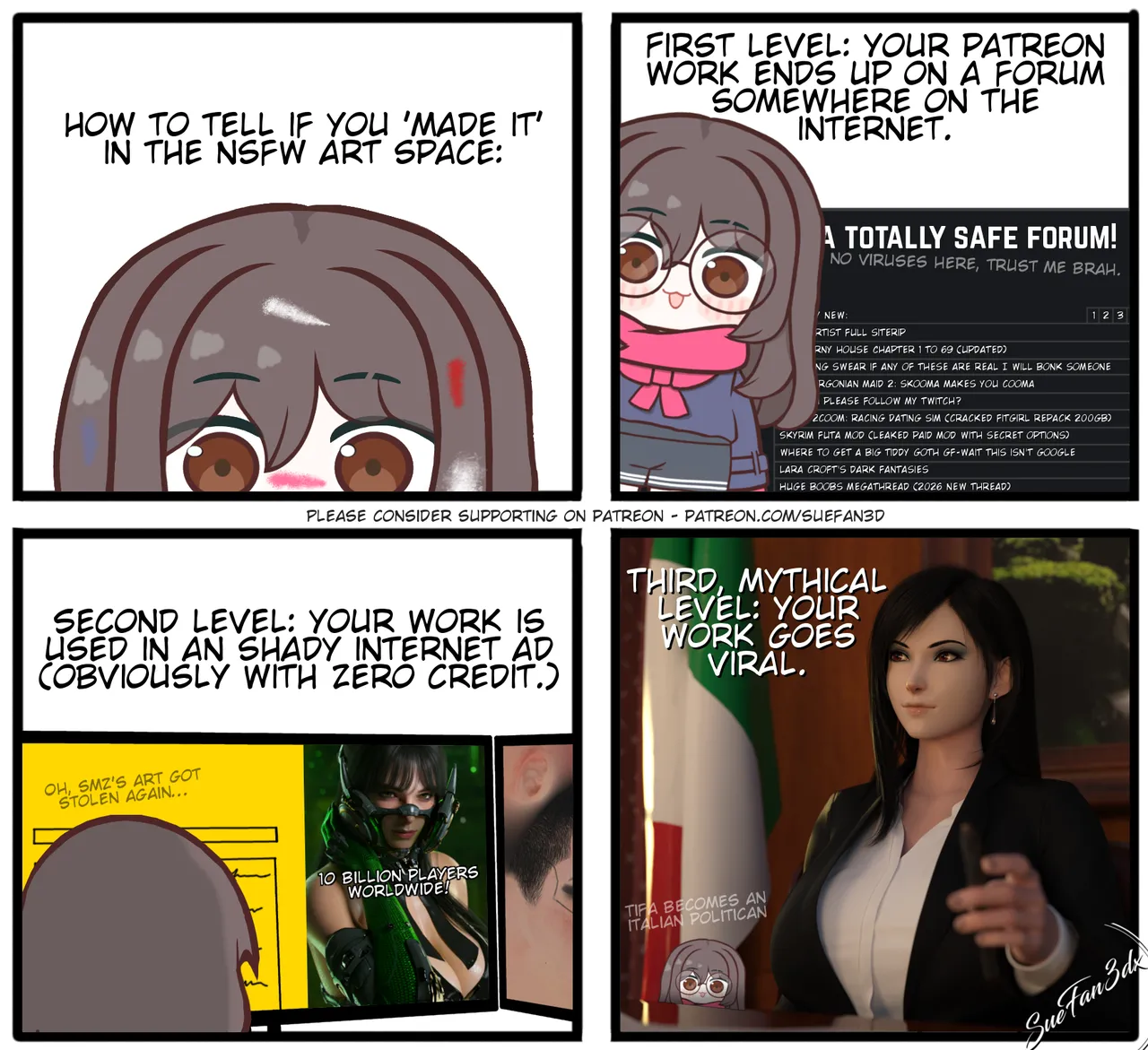 Suefan3DX - Struggles of a NSFW artist Ongoing - Image 70