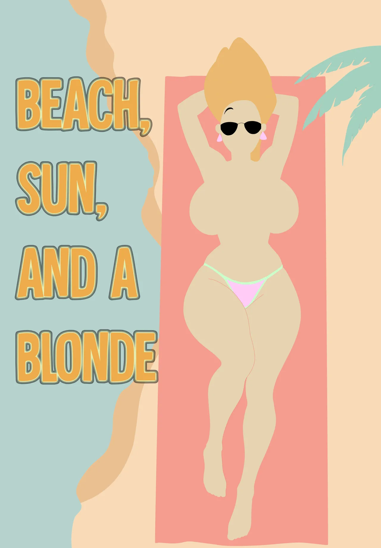 Sun, Beach and a Blond on going - Image 1