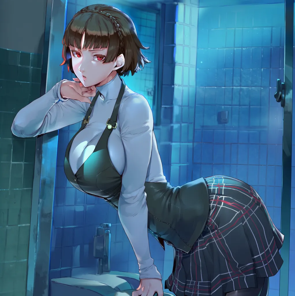 SunGodManGa Makoto Niijima Persona 5 604p - Image 1
