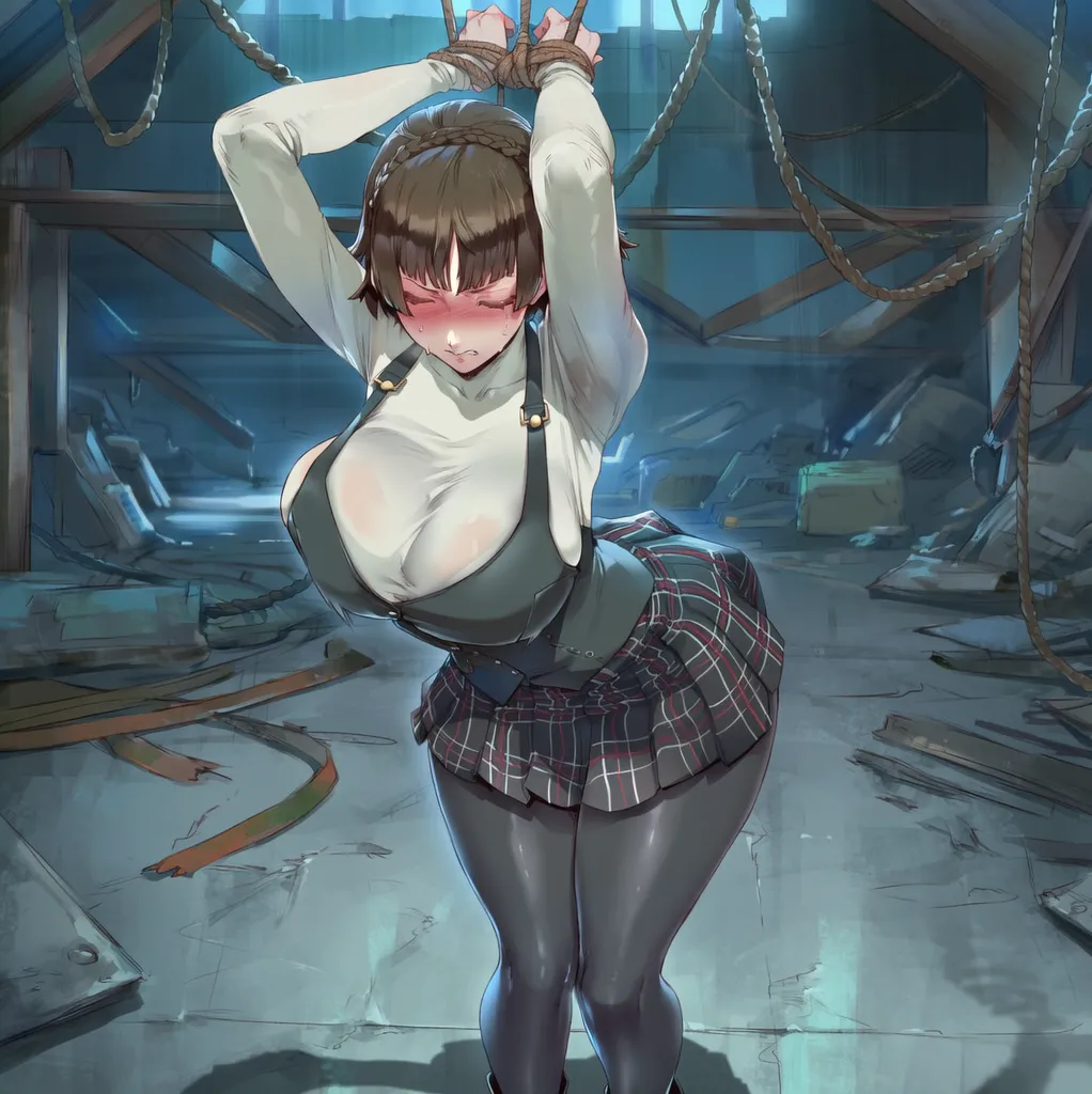 SunGodManGa Makoto Niijima Persona 5 604p - Image 121