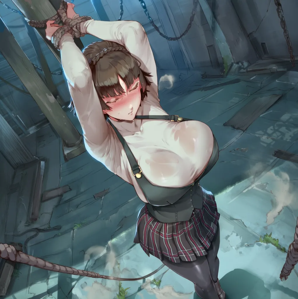 SunGodManGa Makoto Niijima Persona 5 604p - Image 122